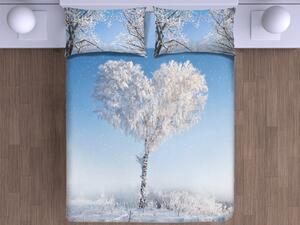 Gipetex Natural Dream 3D talianská obliečka 100% bavlna Love tree - 140x200 / 70x90 cm