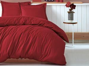 Cottonbox obliečka bavlnený satén Stripe red - 220x200 / 2x70x90 cm