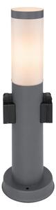 Globo 3158AK - Vonkajšia lampa s 2 zásuvkami BOSTON 1xE27/23W/230V IP44