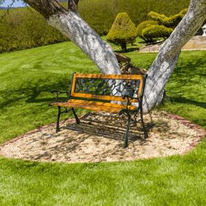 Záhradná lavička v romantickom štýle (k276424)