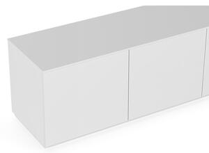 Biela komoda s matnou bielou doskou, 180 x 57 cm Join - TemaHome