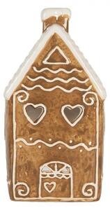 Perníková chalúpka na čajovú sviečku Gingerbread Cott - 11*9*21 cm - Clayre & Eef