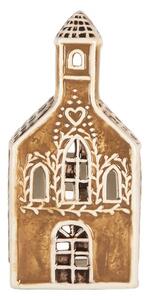 Perníková chalúpka na čajovú sviečku Gingerbread Cott - 8*7*17 cm - Clayre & Eef