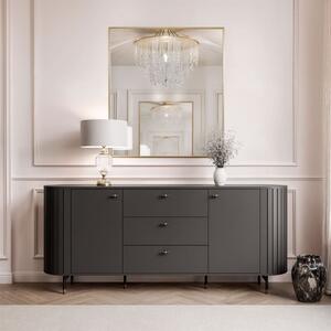 KOMODA LANDRY PRESTIGE 2D3 ČIERNA 190 cm