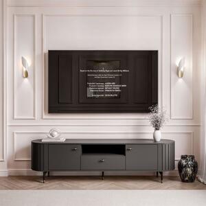 TV STOLÍK LANDRY PRESTIGE ČIERNY 180 cm