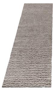 Svetlohnedý behúň 80x250 cm Fluffy – Ayyildiz Carpets