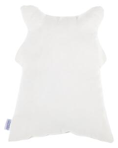 Sivý detský vankúšik s prímesou bavlny Mike & Co. NEW YORK Pillow Toy Smart Cat, 23 x 33 cm
