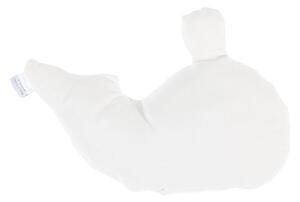 Modrý detský vankúšik s prímesou bavlny Mike & Co. NEW YORK Pillow Toy Whale, 35 x 24 cm