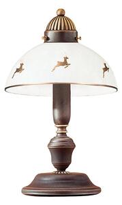 Kolarz 731.73.150 - Stolová lampa NONNA 1xE27/75W/230V s motívom jelena, ružové zlato