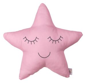Detský vankúšik s prímesou bavlny v ružovej farbe Mike & Co. NEW YORK Pillow Toy Star, 35 x 35 cm