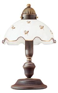 Kolarz 731.73.160 - Stolná lampa NONNA 1xE27/75W/230V s motívom kvetín, ružové zlato