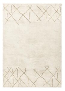 Krémový prateľný/ručne tkaný vlnený koberec 160x230 cm Azera Crosshatch – Asiatic Carpets
