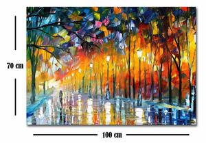 Nástenná reprodukcia na plátne Leonid Afremov, 100 × 70 cm