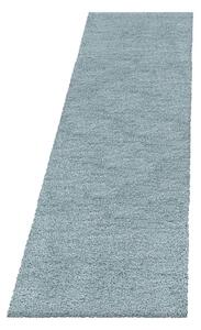 Modrý behúň 80x250 cm Fluffy – Ayyildiz Carpets