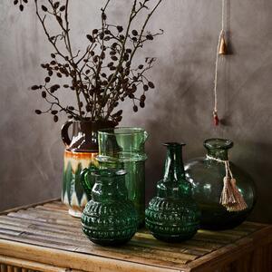 Sklenená váza Organic Green Glass