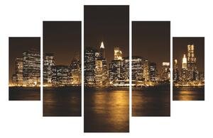 5-dielny nástenný obraz New York City