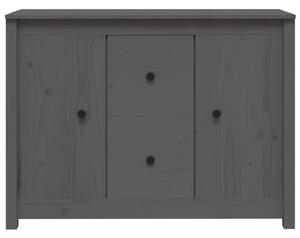 Komoda sivá 100x35x74 cm borovicový masív