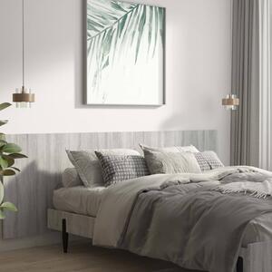Čelo postele sivé sonoma 240x1,5x80 cm spracované drevo
