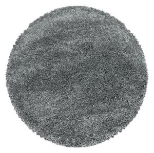 Sivý okrúhly koberec ø 80 cm Fluffy – Ayyildiz Carpets