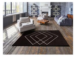 Čierny koberec Universal Breda, 110 x 57 cm