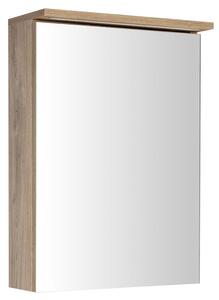 Aqualine Aqualine, KAWA STRIP Galérka s LED osvetlením 50x70x22cm, dub emporio, WGL35S