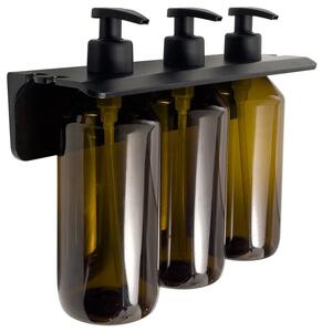 Gedy Gedy, GROUPER trojitý závesný dávkovač mydla, 3x500ml, hnedý, 2160