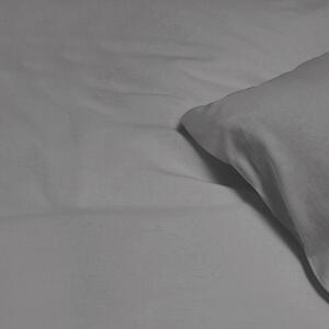 Goldea bavlnené posteľné obliečky - sivé 140 x 200 a 70 x 90 cm