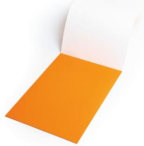 Popisovacia fólia elektrostatická Symbioflipcharts 500x700 mm, oranžová