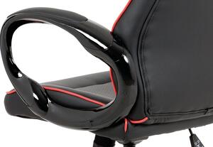 Dokonalá herná stolička v čierno-červenej farbe (a-E812 čierno-červená)