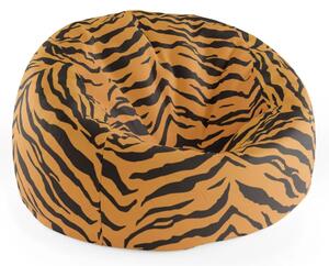Sablio Sedací vak Cocoon Tigrí vzor - 75 x 45 x 35 cm