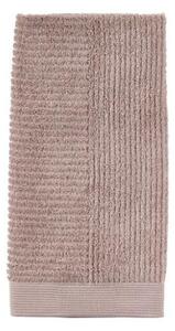 Béžový bavlnený uterák Zone Classic Nude, 50 × 100 cm