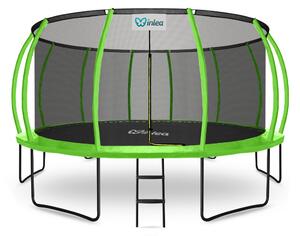 INLEA ULTIMATE Jump Trampolína 500 cm s vnútornou ochrannou sieťou - svetlozelená