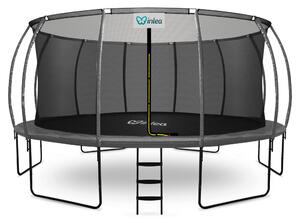 INLEA ULTIMATE Jump Trampolína 500 cm s vnútornou ochrannou sieťou - sivá