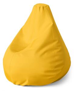 Sablio Sedací vak Pear Žltooranžová - 70 x 95 x 15 cm