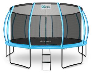 INLEA ULTIMATE Jump Trampolína 500 cm s vnútornou ochrannou sieťou - svetlomodrá