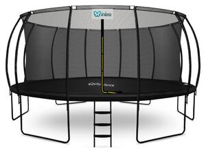 INLEA ULTIMATE Jump Trampolína 500 cm s vnútornou ochrannou sieťou - čierna