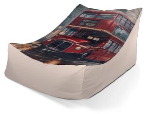 Sablio Sedací vak Lounge Londýn Double-decker 2 - 80 x 95 x 50 cm