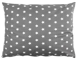 4home Obliečka na vankúš Stars sivá, 70 x 80 cm