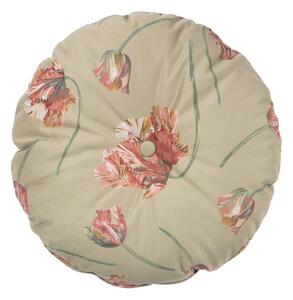 Béžový vankúš BePureHome Vogue, ø 45 cm