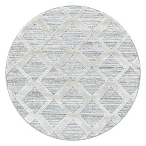 Svetlosivý okrúhly koberec ø 120 cm Pisa – Ayyildiz Carpets
