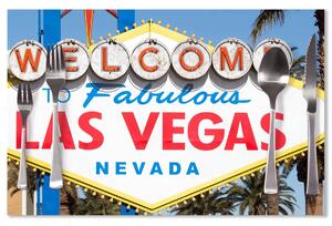 Sablio Prestieranie Welcome to Las Vegas: 40x30cm