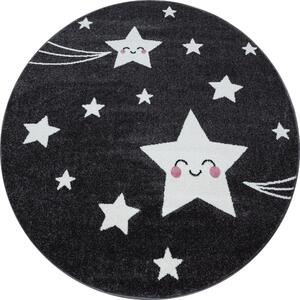 Sivý detský koberec ø 120 cm Kids – Ayyildiz Carpets