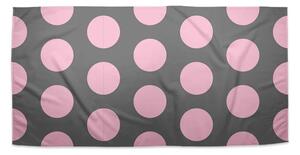 Sablio Uterák Veľké ružové bodky - 30x50 cm