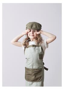 Zelená detská zástera s čapicou Flexa Play Shopkeeper’s Costume