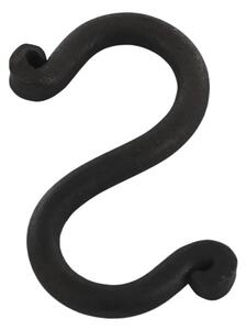 Kovový háčik Antique Coal 5 cm
