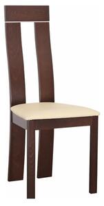 Drevená stolička v odtieni orech (k36484)