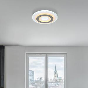 LED stropné svietidlo Sabatino, Ø 30 cm, biela/antracitová, CCT