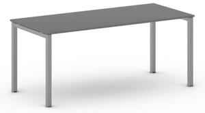 Kancelársky stôl METAL 180x80 cm, grafit