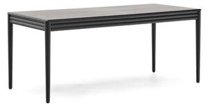 Rozkladací jedálenský stôl s prídavnou doskou v dekore duba 90x160 cm Lenon – Kave Home