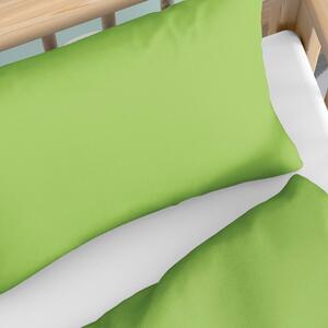 Goldea detské bavlnené obliečky do postieľky - zelené 90 x 120 a 40 x 60 cm